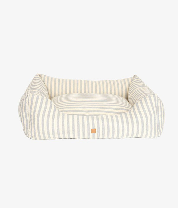 Kingston -  Striped Canvas - Luxury Dog Bed